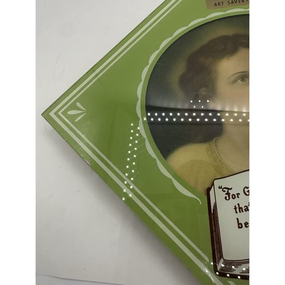 Vtg Religious Jesus Shadow Wall Hanging Sign/Picture Shadow Box 11” - Picture 4 of 7